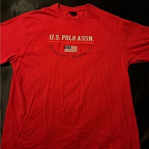 U.S. Polo Assn. Classic Red Short Sleeve Tee